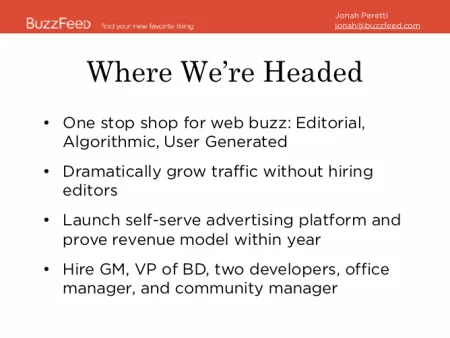 image showing Buzzfeed's company mission