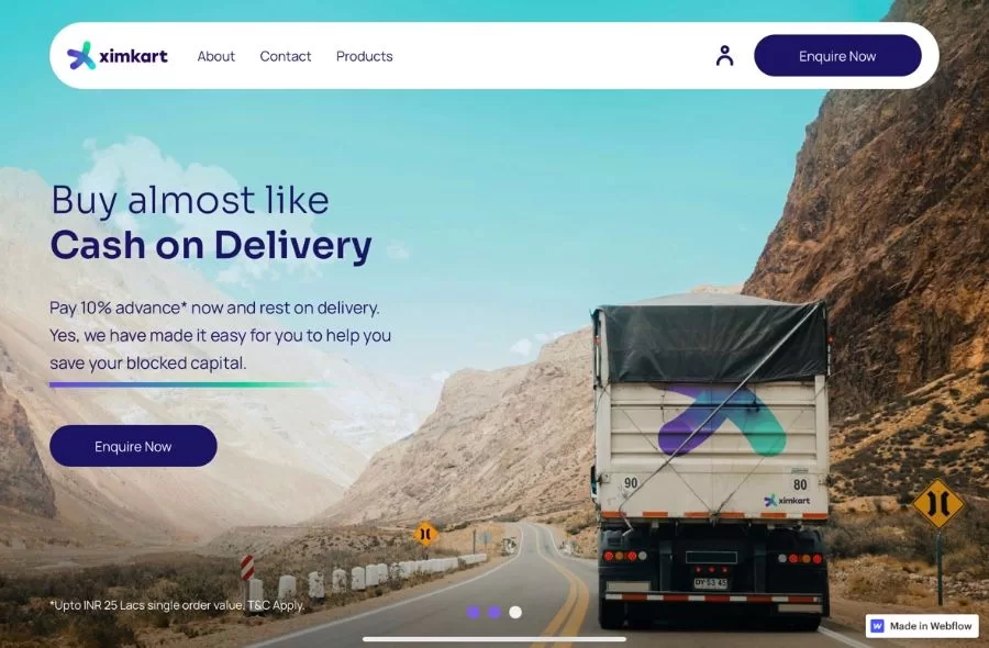 Website Development for Logistics Brand