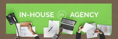 image showing a graphic of in house versus agency