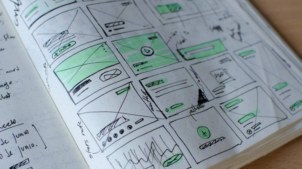 website design wireframes mejo bangalore