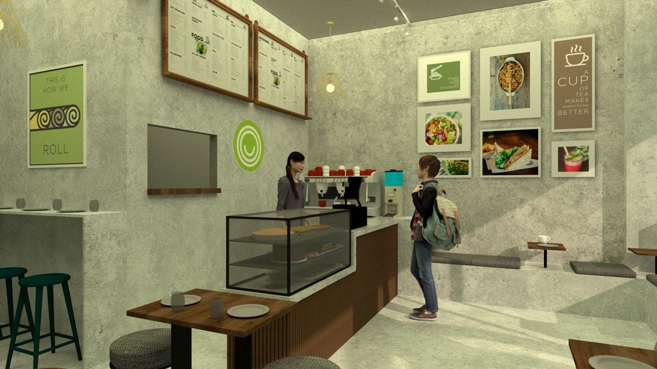 Space Graphics Coffee Shop Tapas Eatery Bangalore