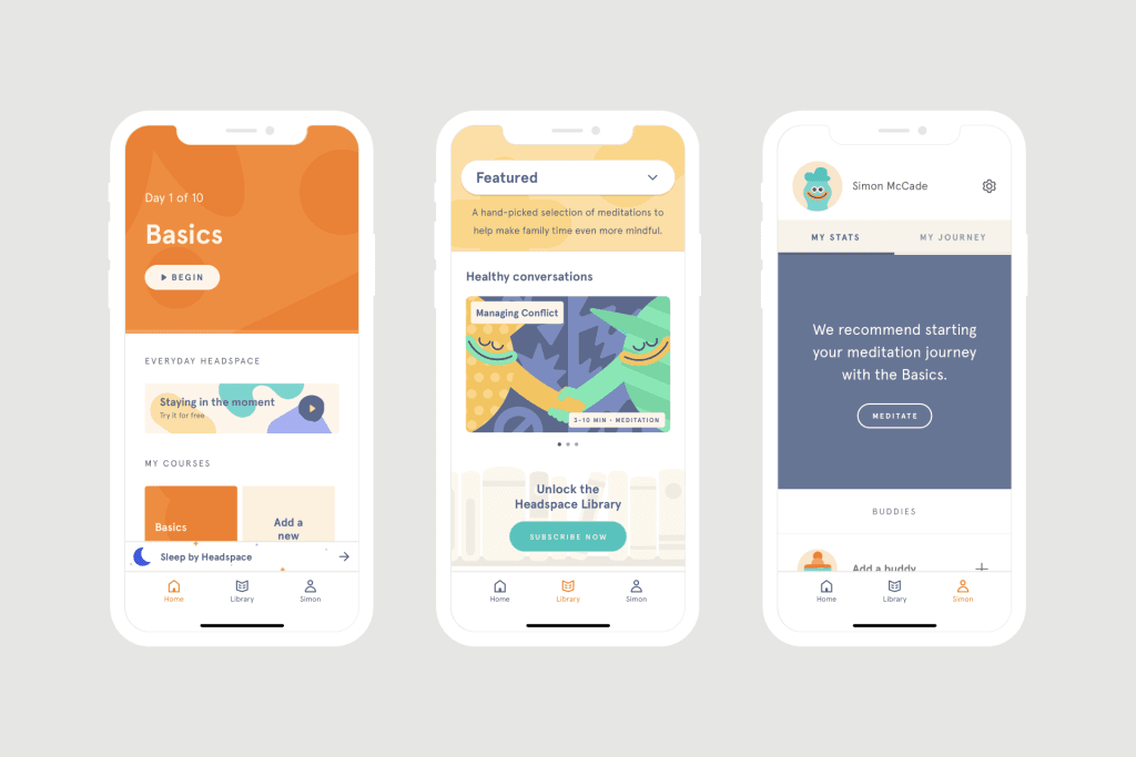 headspace UI