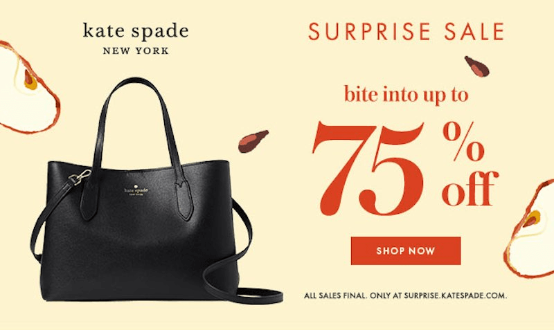kate spade offer to attract customers