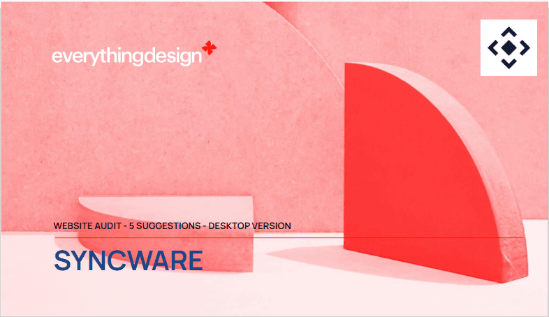 image showing Everything Design's website audit ideas