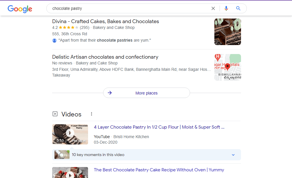 image showing chocolate pastry search results