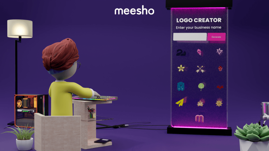 Meesho 3d illustrations