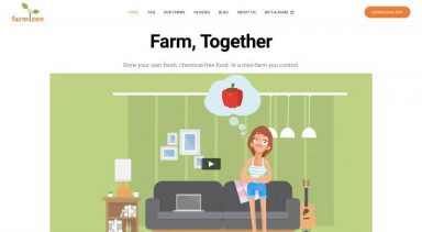 Farmizen Website Homepage