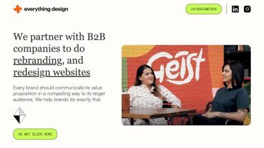 Web design agency partner with B2B companies to do rebranding, and redesign websites